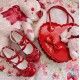 Sheep Puff Heart Shaped Patent PU Bag(Limited Reservation/7 Colours/Full Payment Without Shipping)